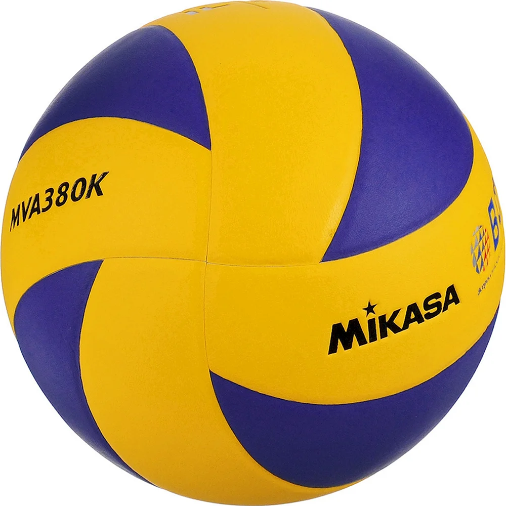 Волейбольный мяч Mikasa mva380k сине-желтый