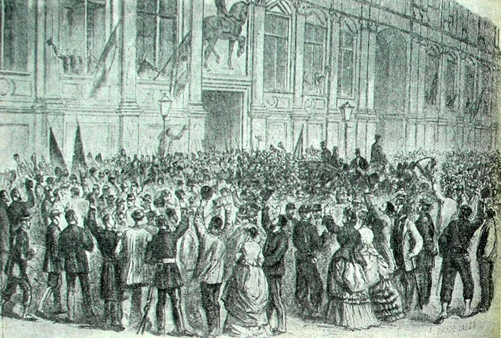 Восстание в Париже 4 сентября 1870