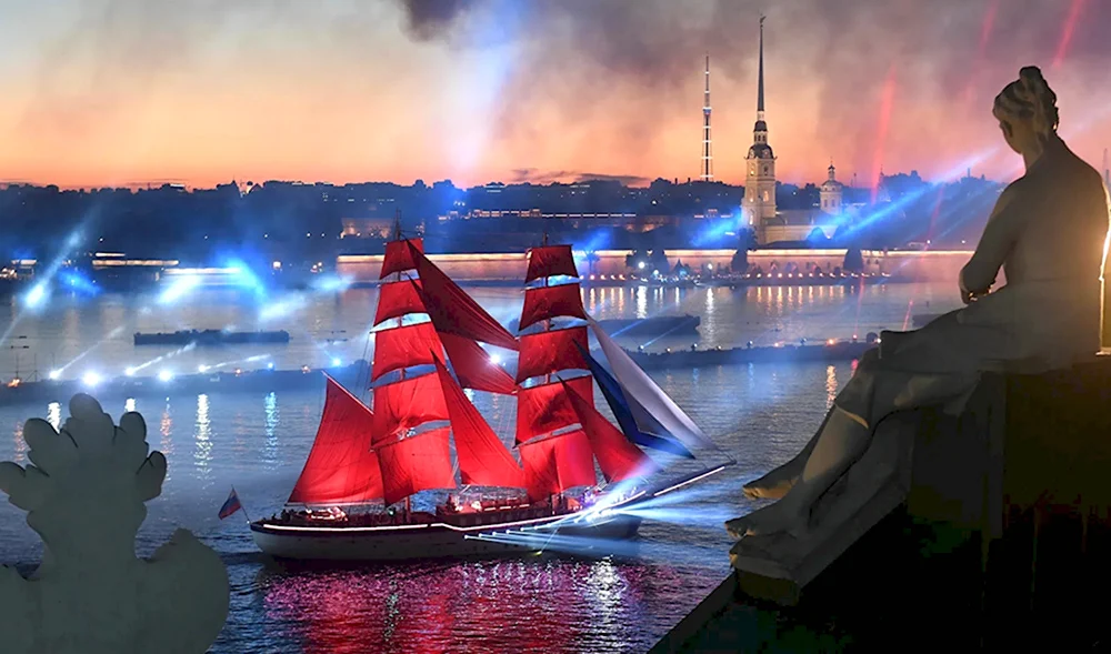 Выпускной Алые паруса 2022 в Санкт-Петербурге