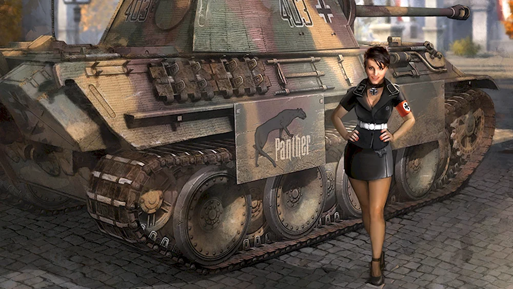 World of Tanks девушки танкистки