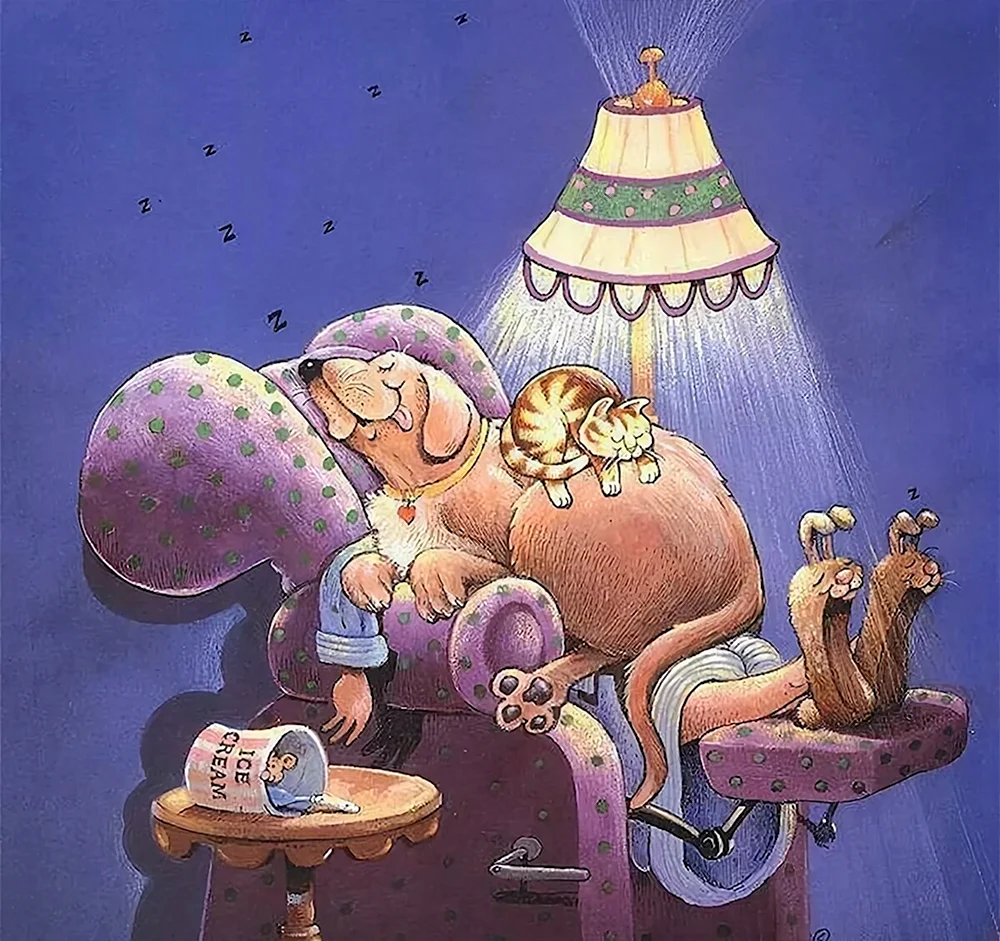 Забавные коты - художник Gary Patterson