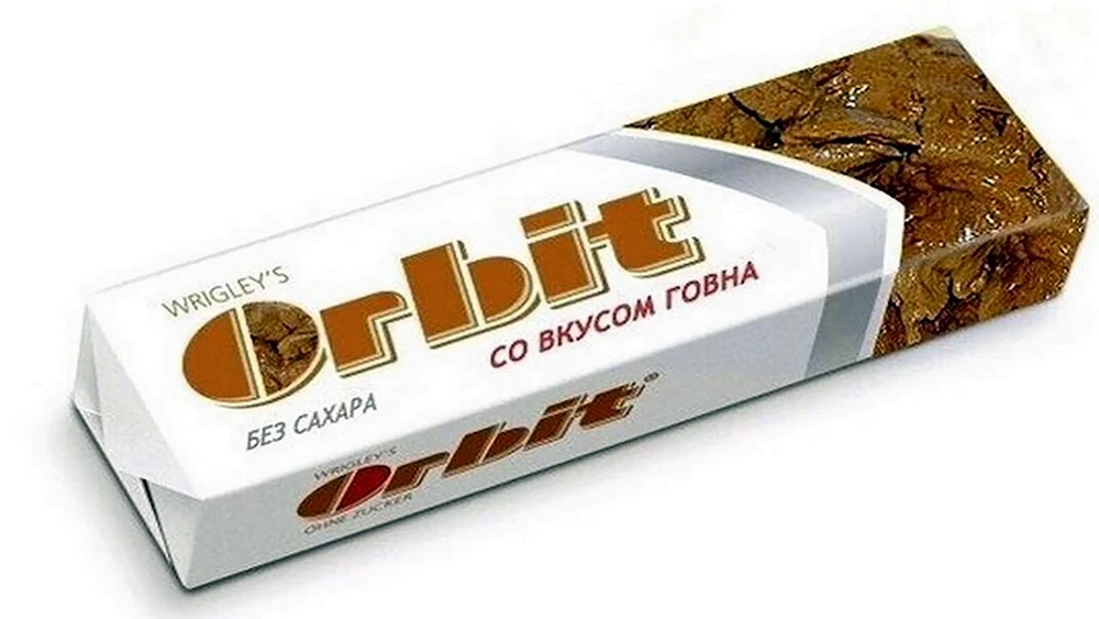 Жевательная резинка Orbit со вкусом говна