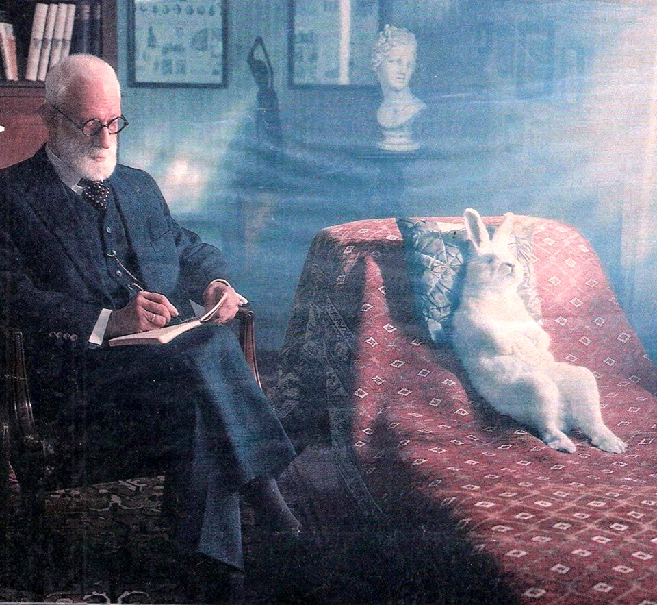 Зигмунд Фрейд и кролик