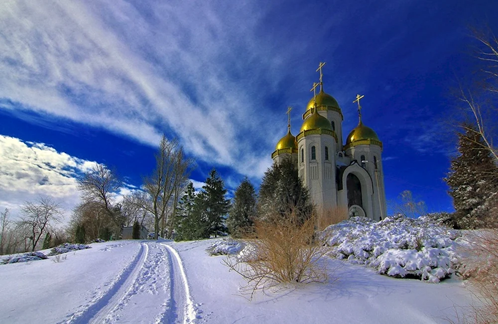 Зимний храмы Волгограда