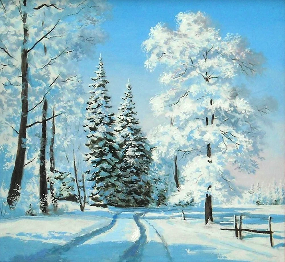 Зимний пейзаж Александр Болотова