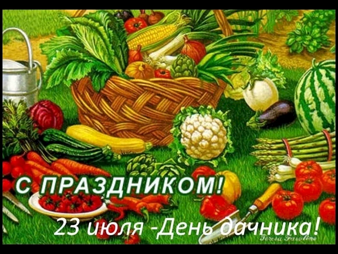 23 Июля день дачника