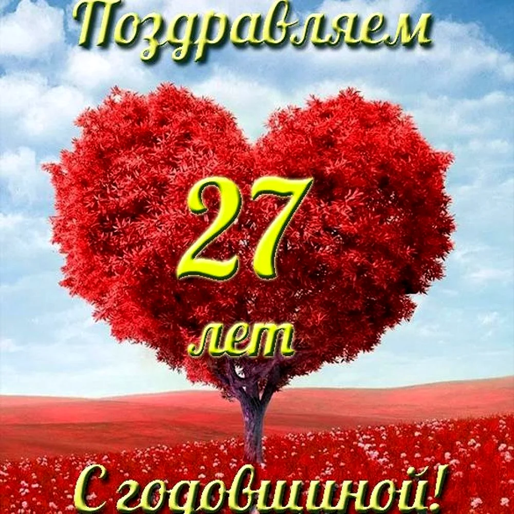 27 Годовщина свадьбы