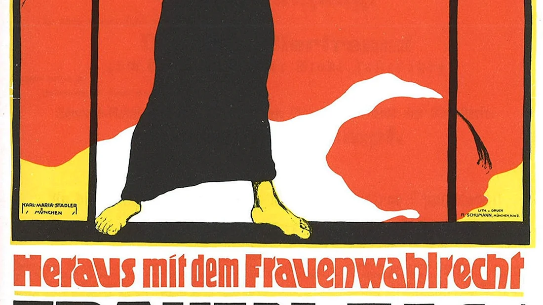 8 Марта немецкий плакат
