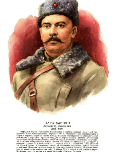 Александр Пархоменко герой гражданской войны
