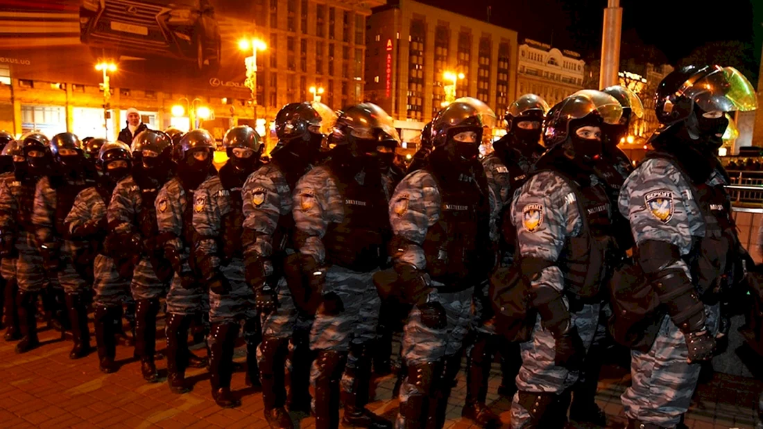 Беркут спецподразделение на Майдане