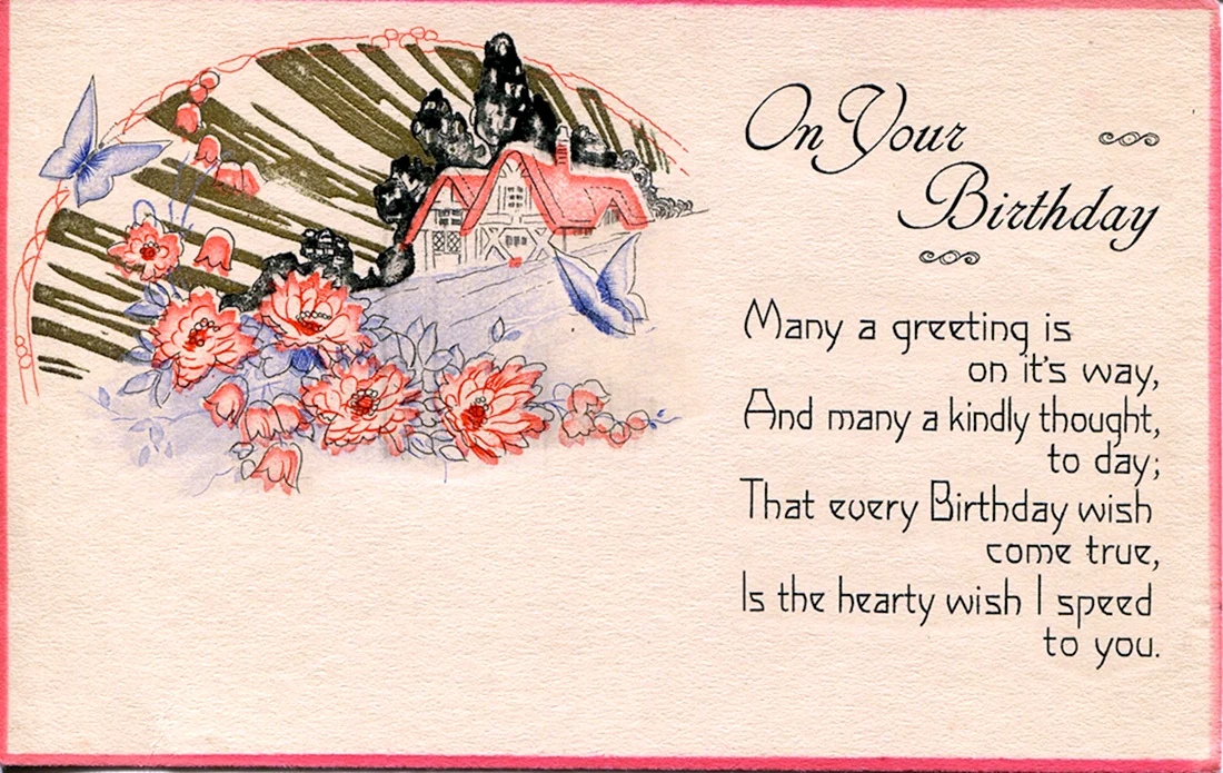 Birthday Postcard