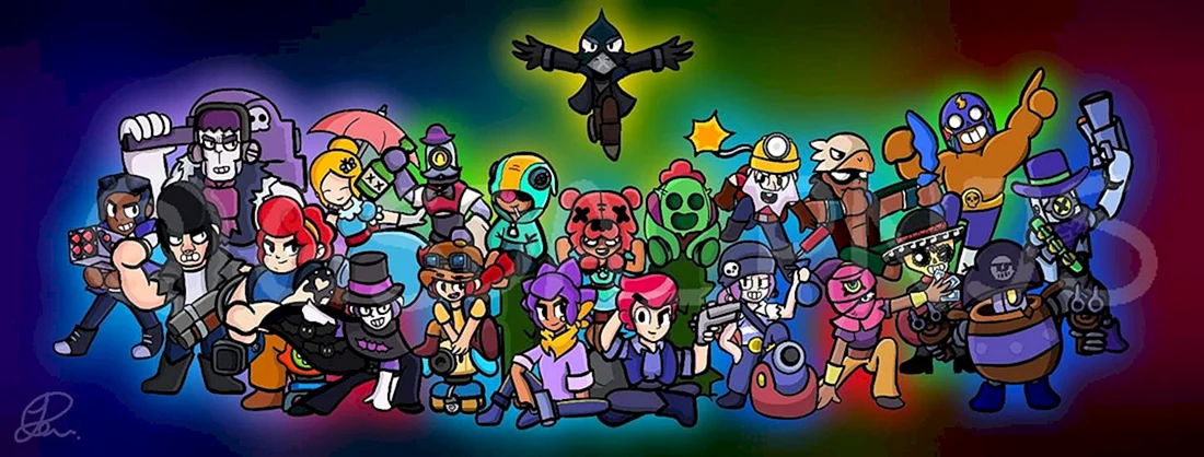 Brawl Stars герои вместе