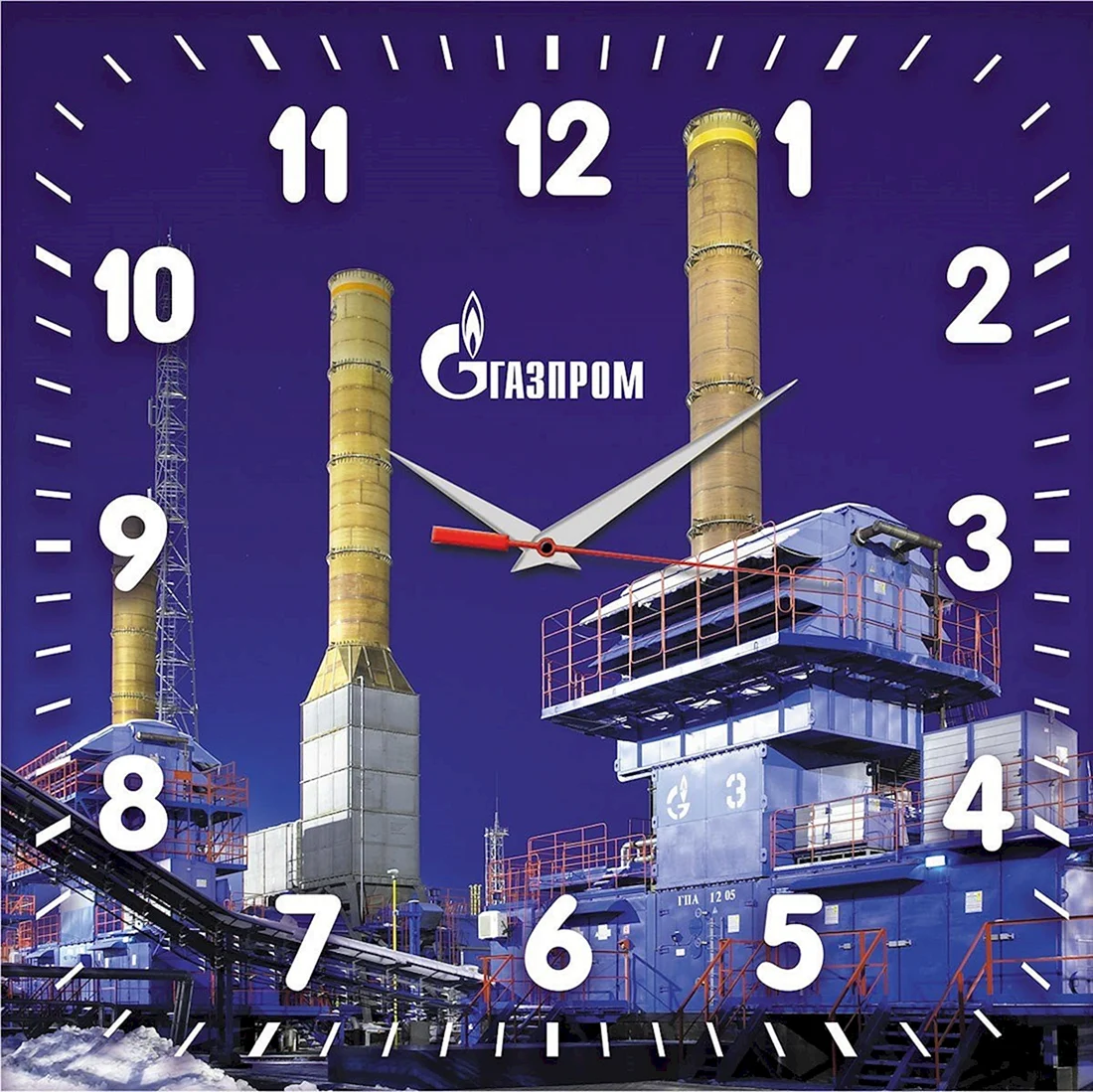 Часы настенные Газпром
