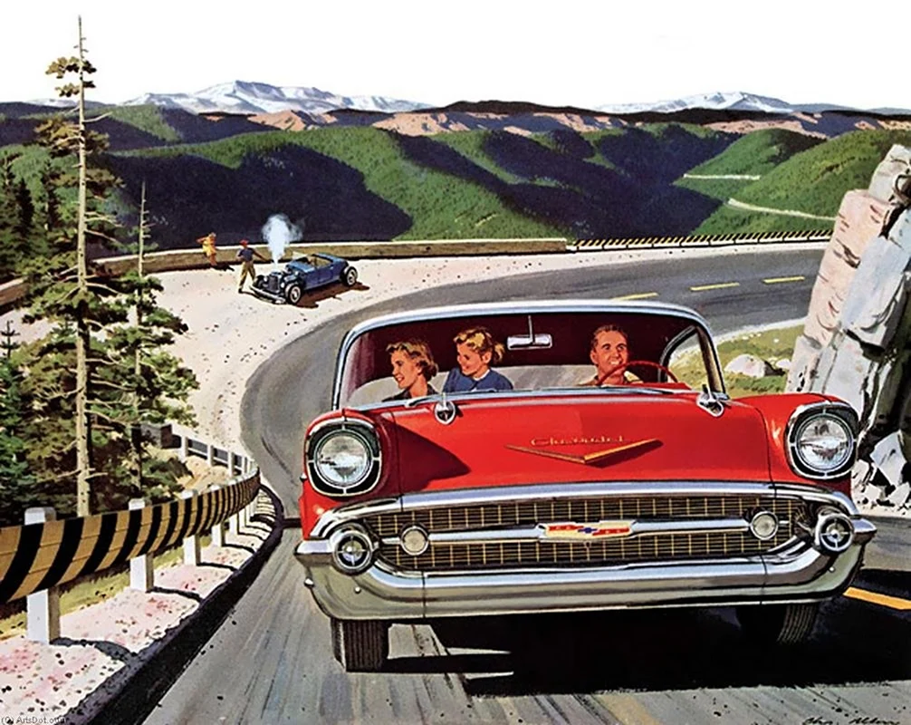 Chevrolet 1957 ads