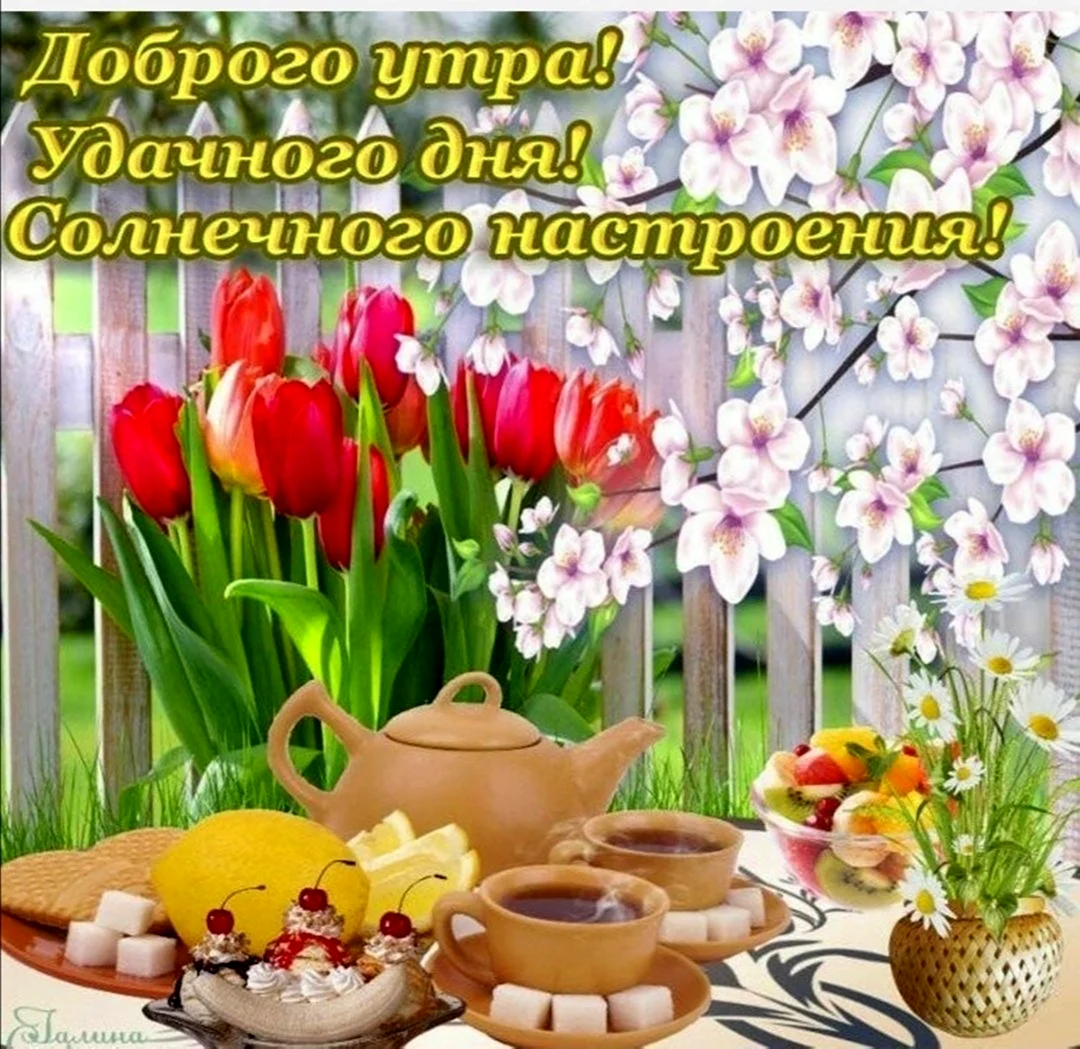 Доброго весеннего утра и хорошего дня