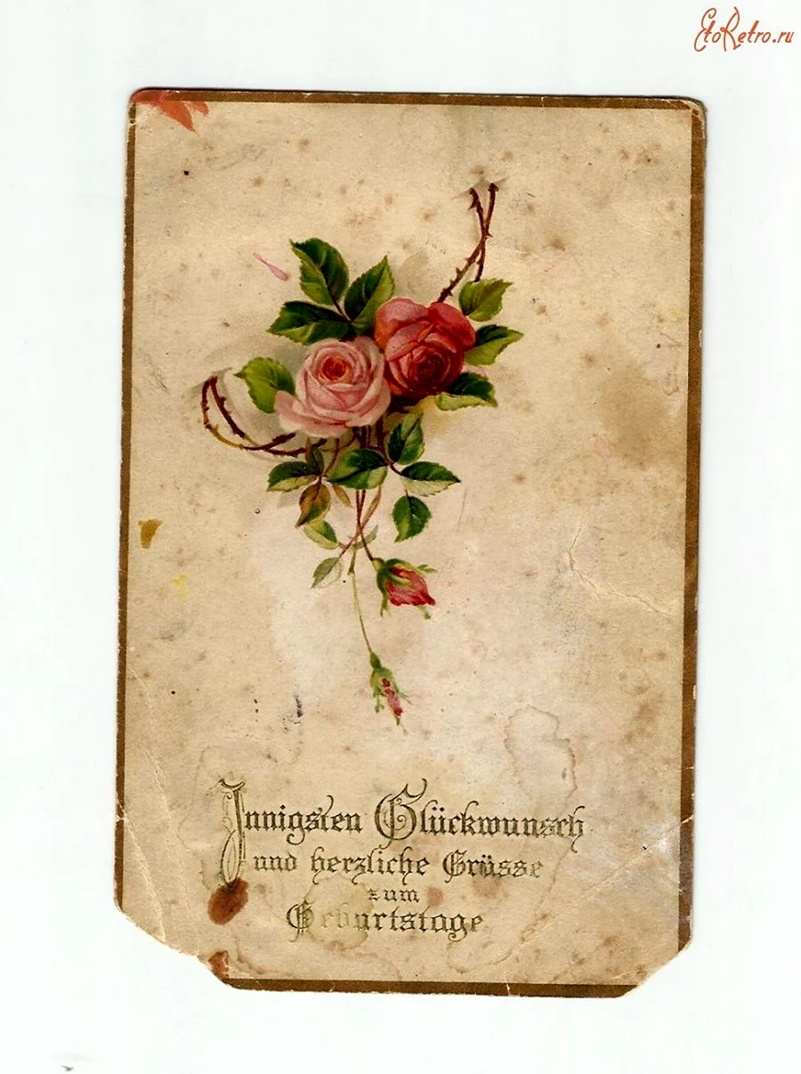 Дореволюционные открытки цветы