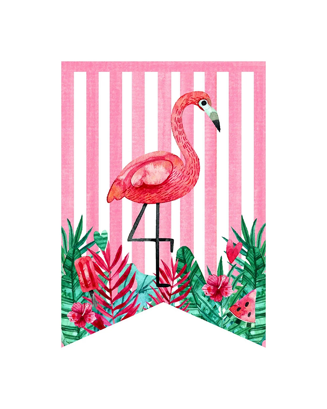 Флажки Фламинго