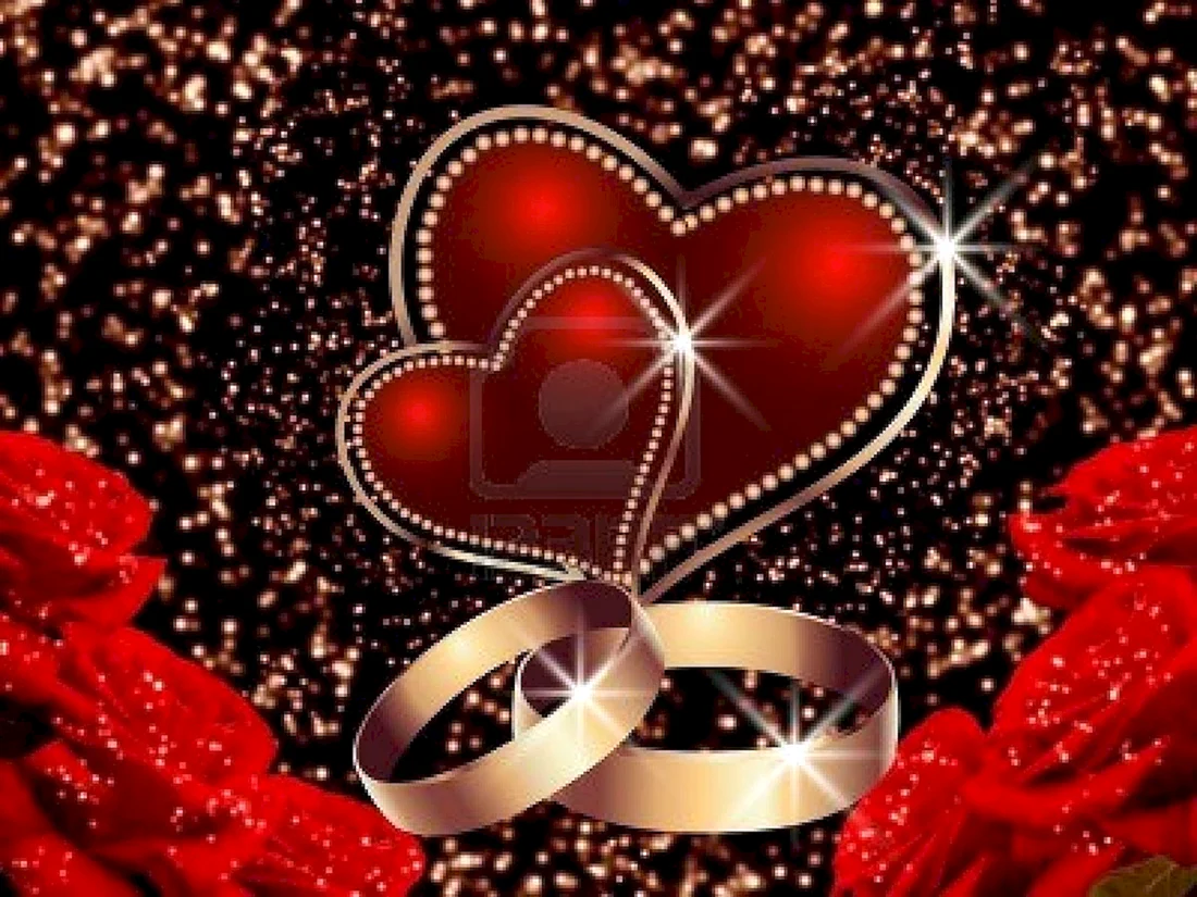 Гифки с рубиновой свадьбой