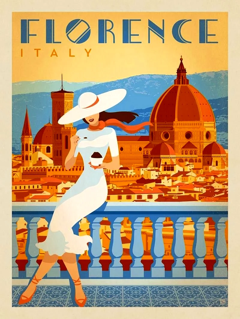 Итальянские ретро постеры