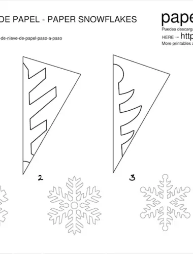 Как вырезать снежинку из бумаги легко и красиво пошагово