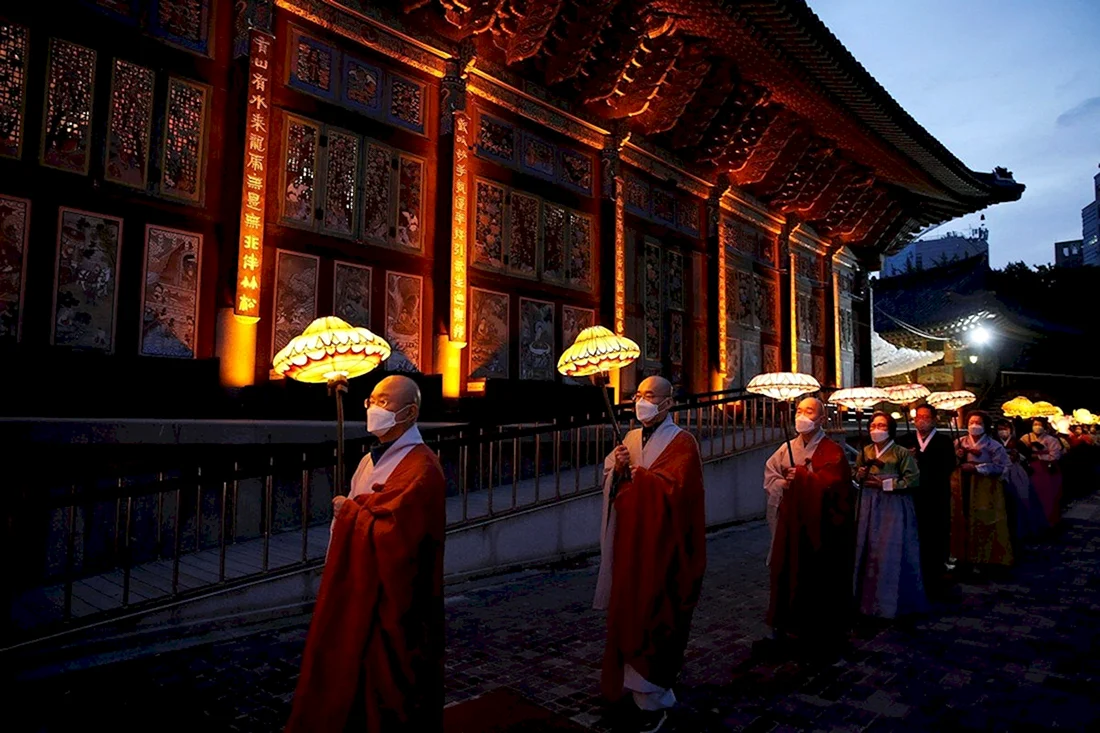 Храм 1000 Будд Южная Корея