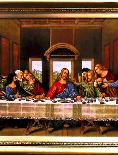 Леонардо да Винчи «Тайная вечеря» 1495–1498.