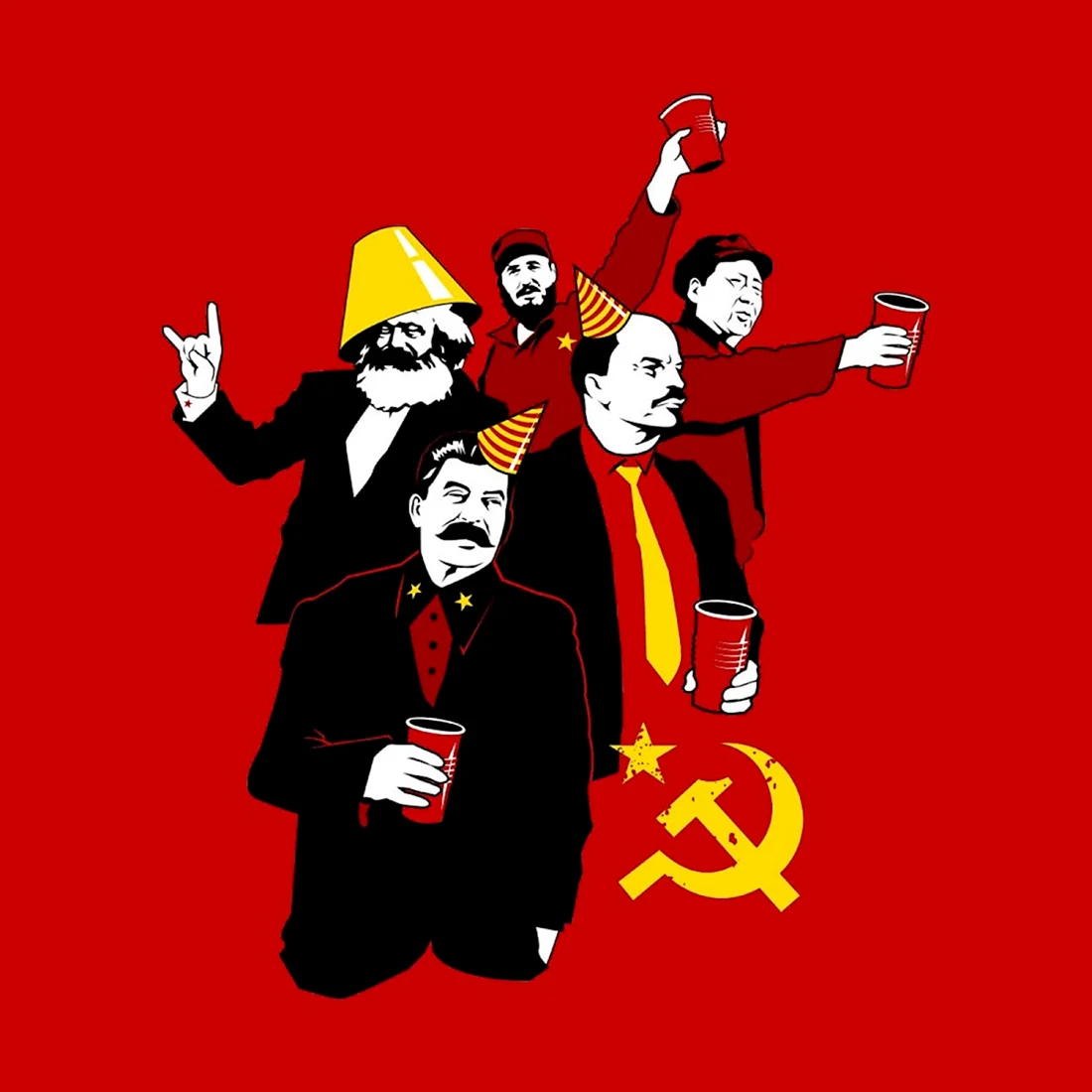 Маркс Энгельс Ленин Сталин Мао че Гевара