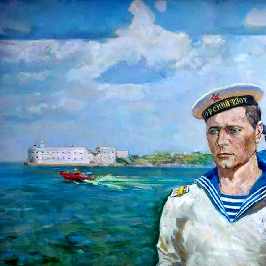 Матросы Черноморского флота-портреты