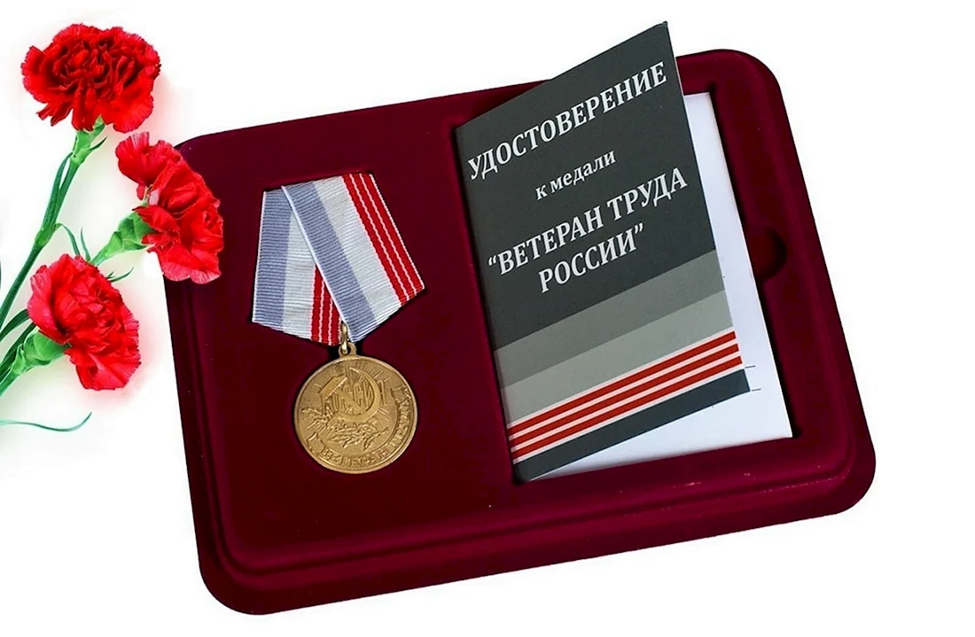 Медаль ветеран труда РФ