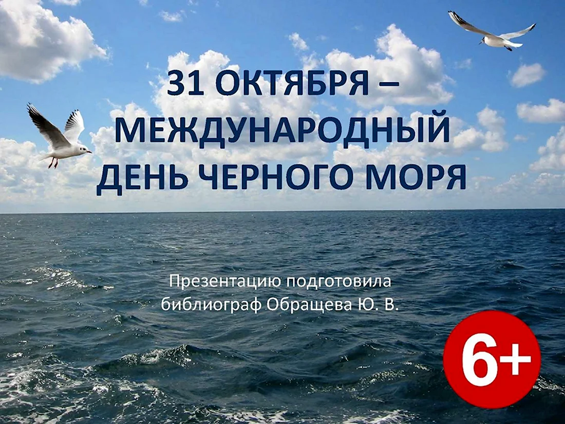 Международный день черного моря 31 октября