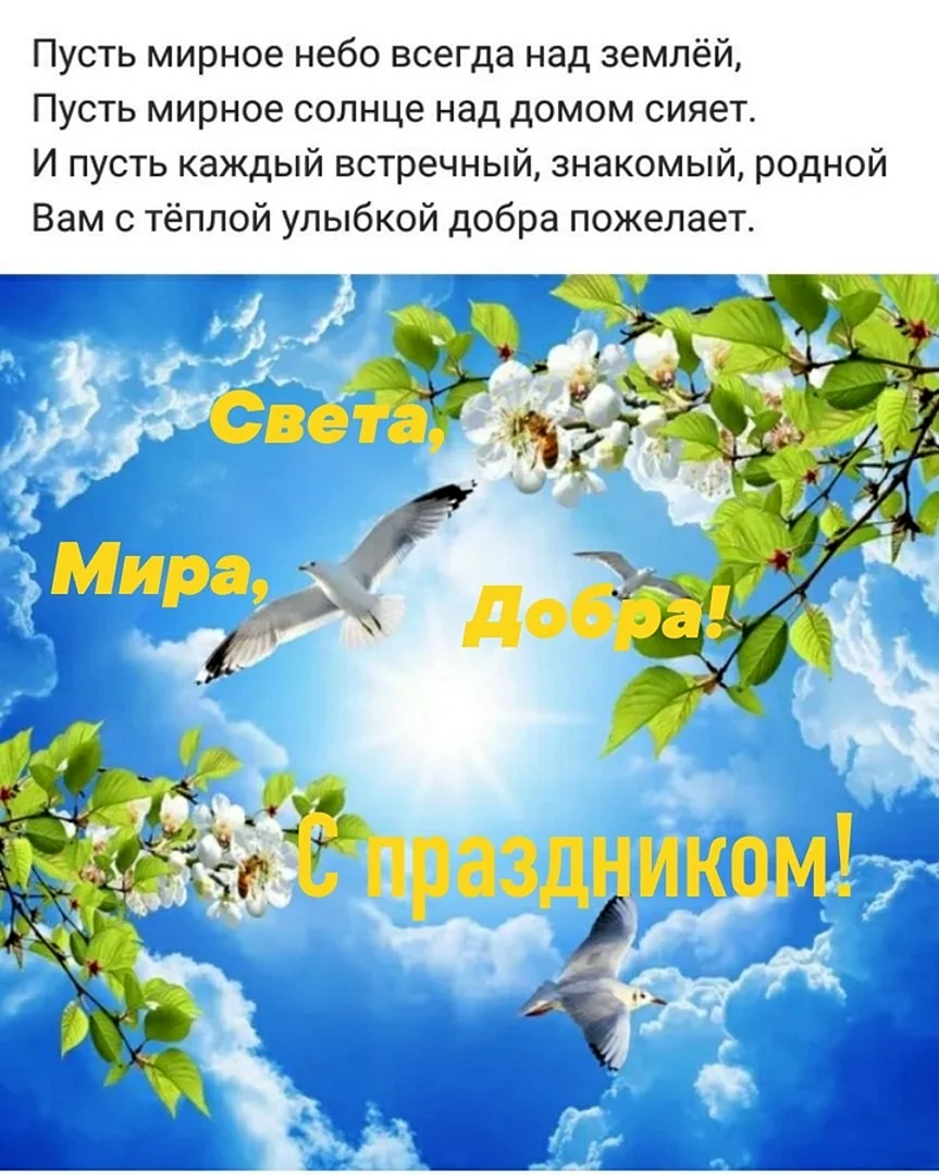 Мирного неба над головой