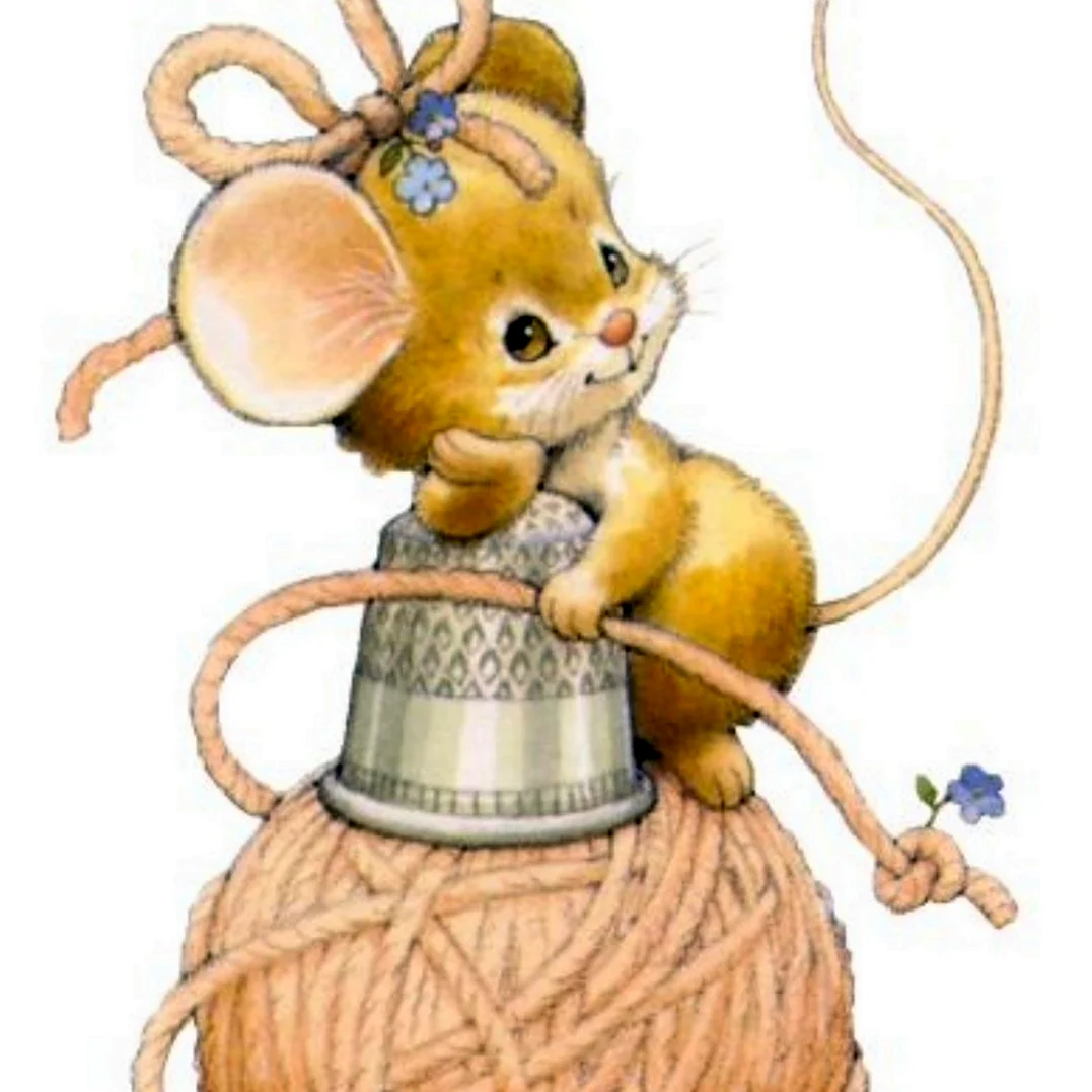 Мышка рукодельница