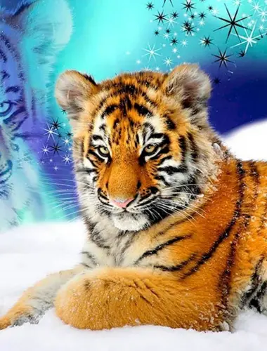 Новогодний тигр