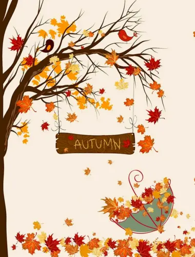 Осенний плакат