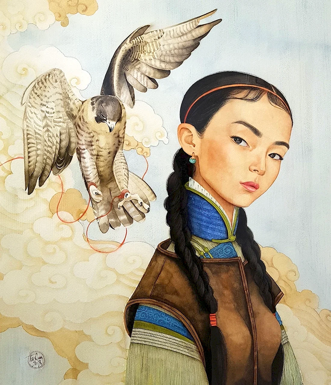 Отго художник Монголия