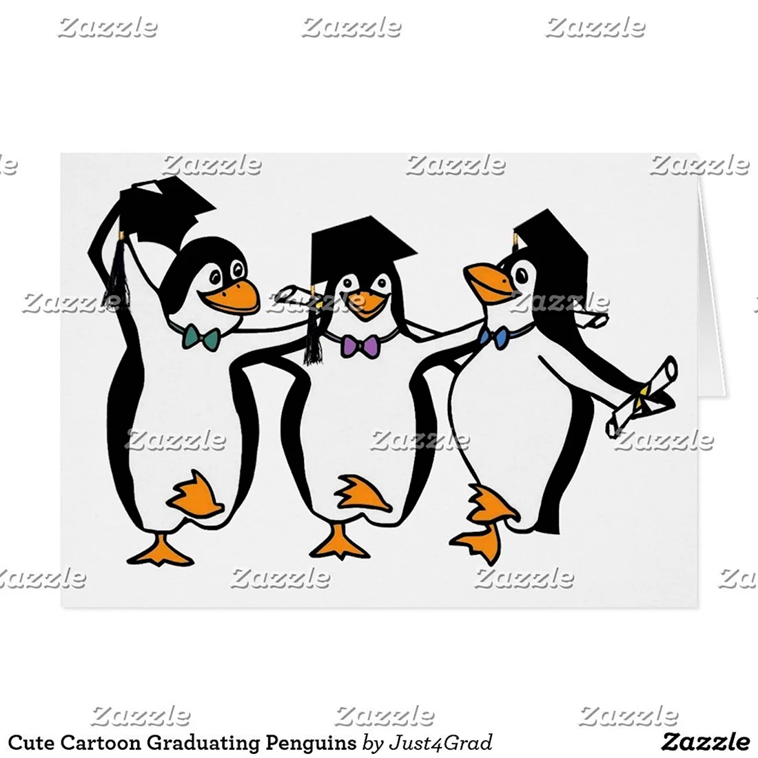 Открытка с пингвином