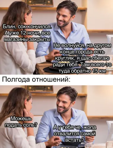 Полгода отношений