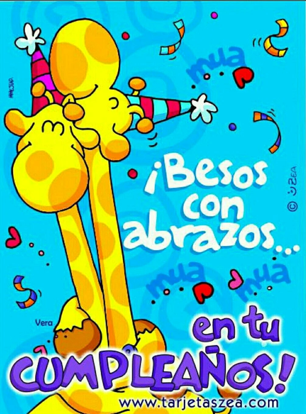 Поздравление с днем рождения на испанском открытка