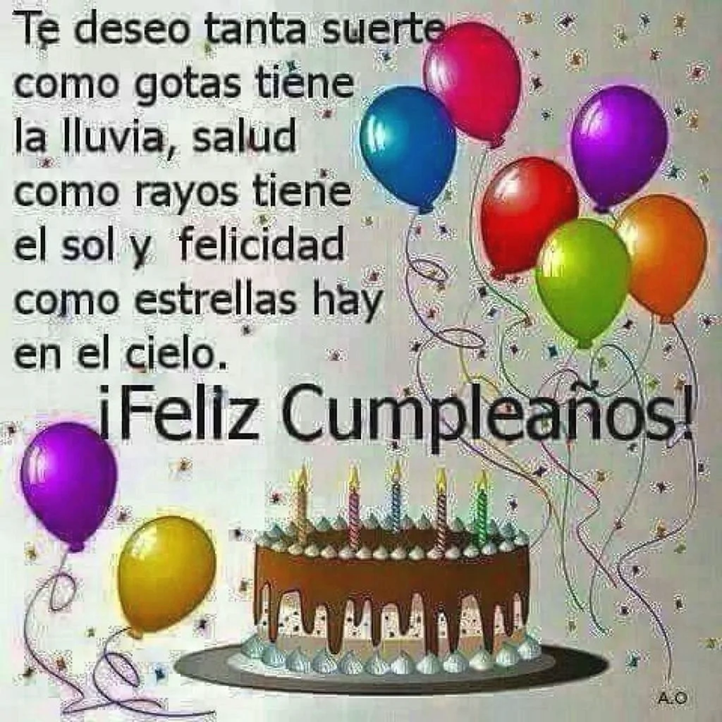 Поздравления с днём рождения на испанском языке
