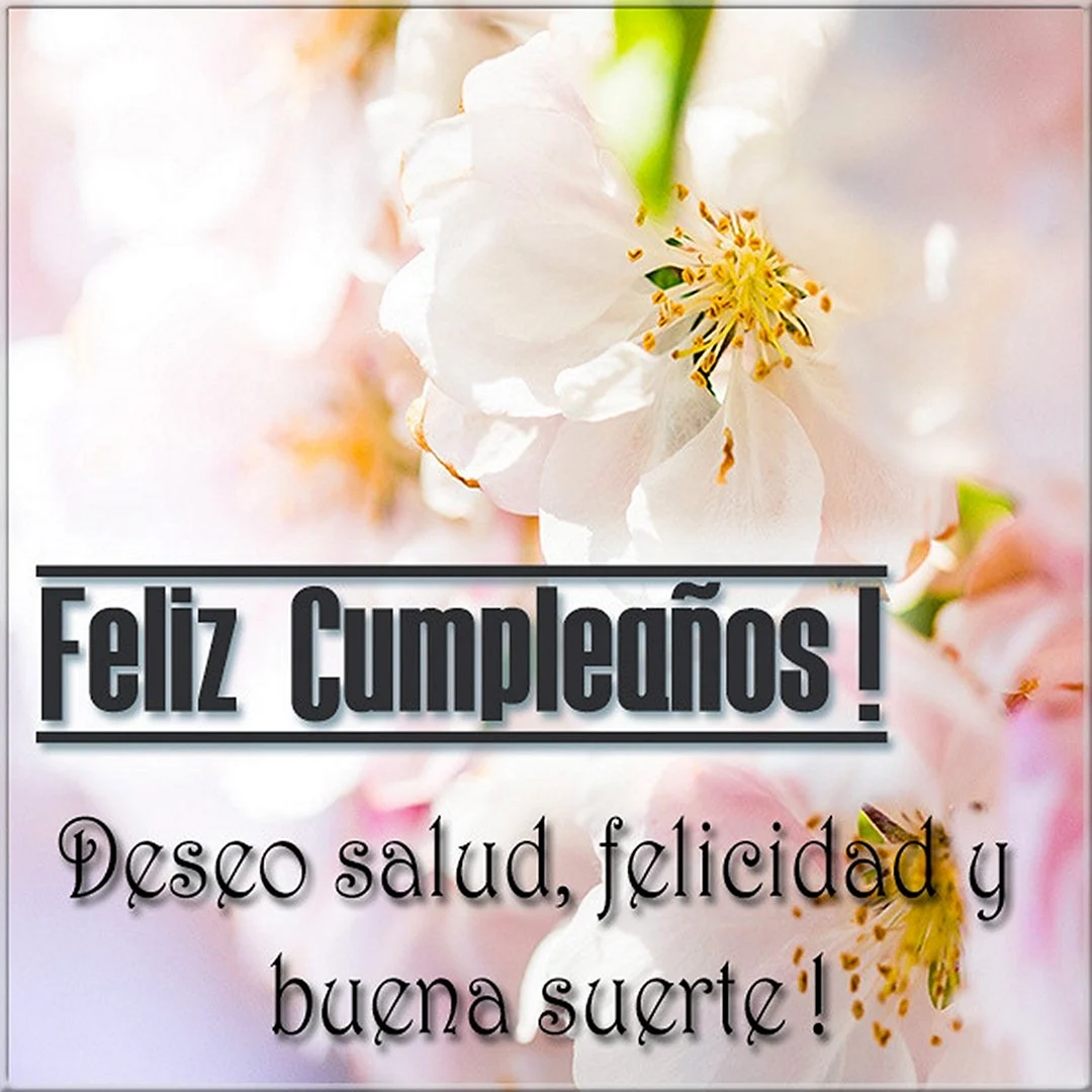Поздравления с днём рождения на испанском языке