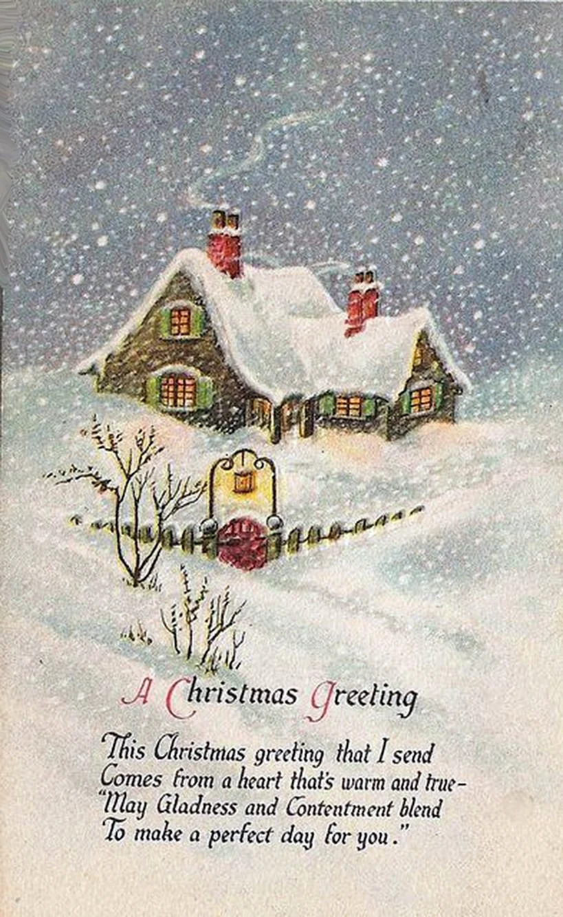 Рождественские открытки на английском