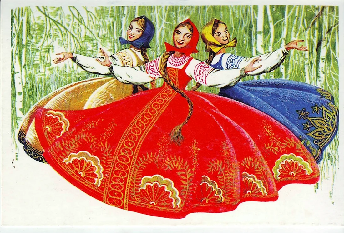 Русский фольклор иллюстрации