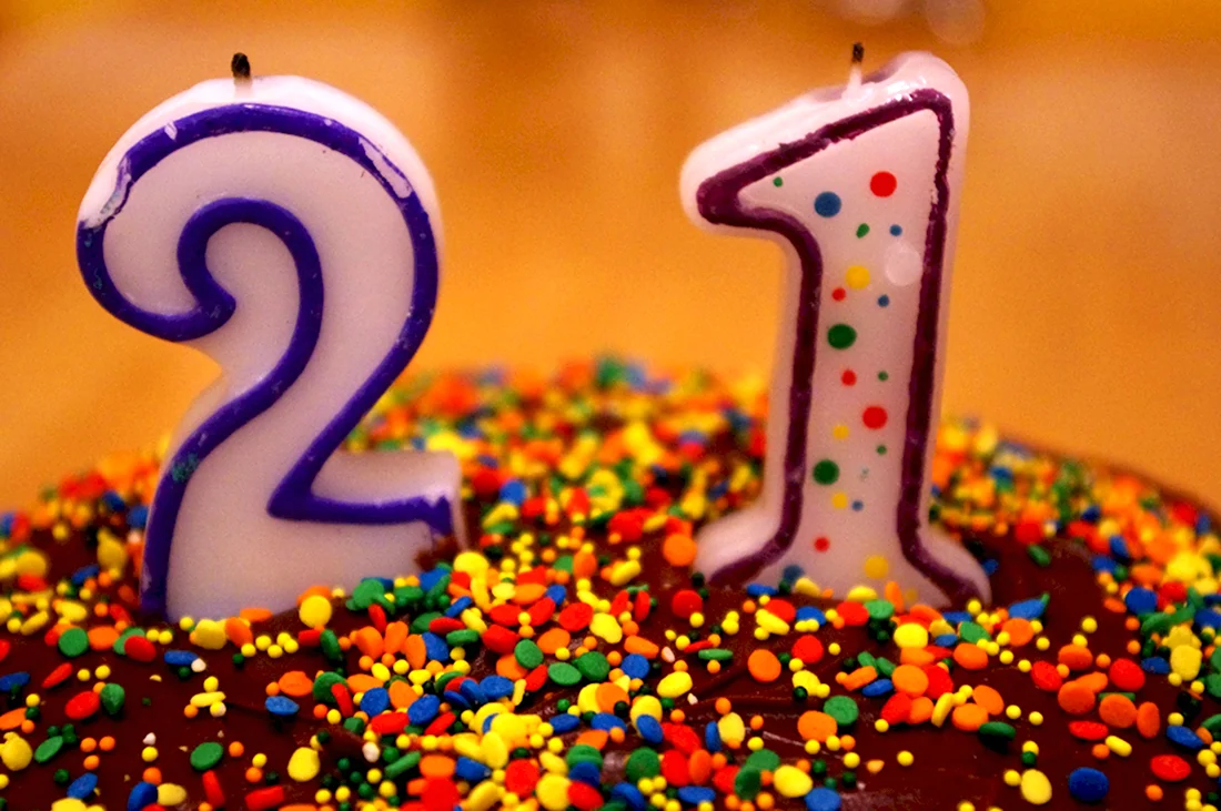 С днём рождения 21 год девушке