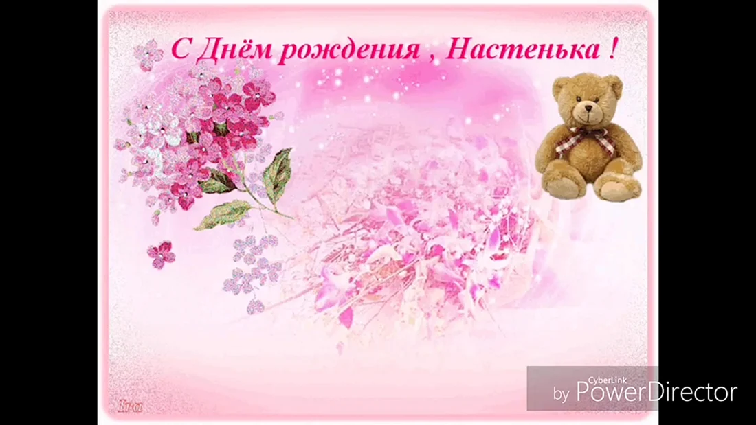 С днём рождения Настенька