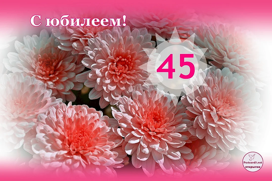 С юбилеем 45