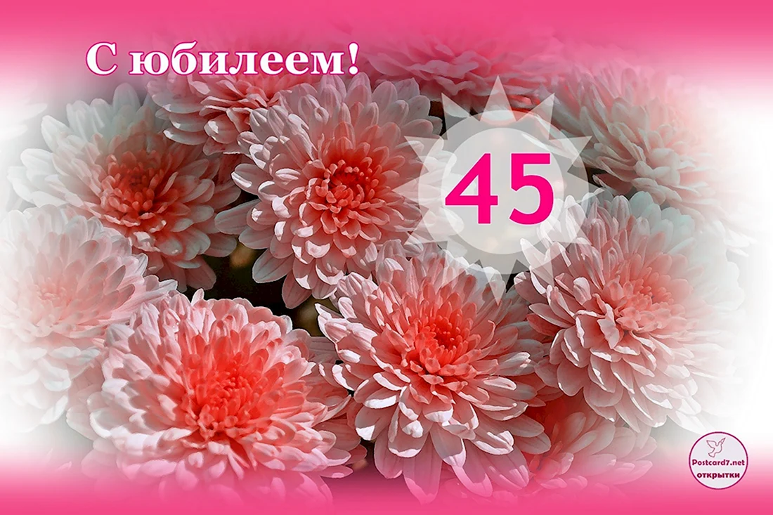 С юбилеем 45