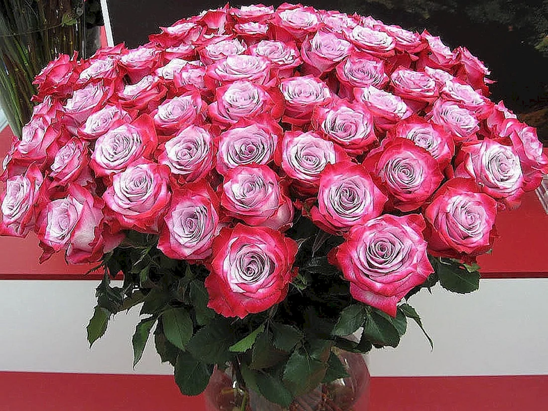 Самый красивый букет роз