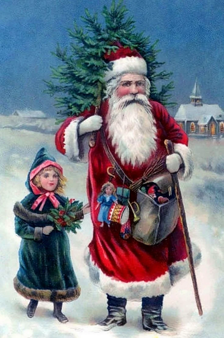 Санта Клаус 19 век