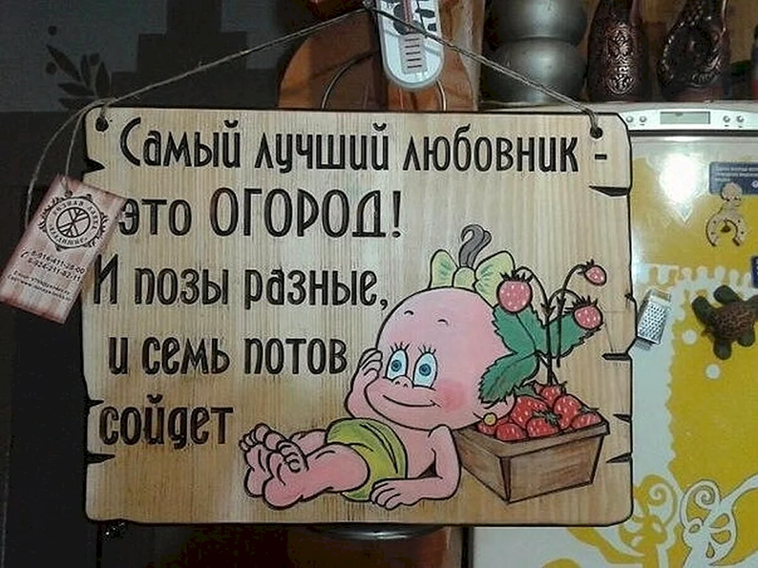 Шутки про огород