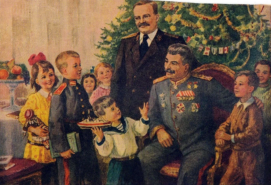 Сталин и Молотов картина